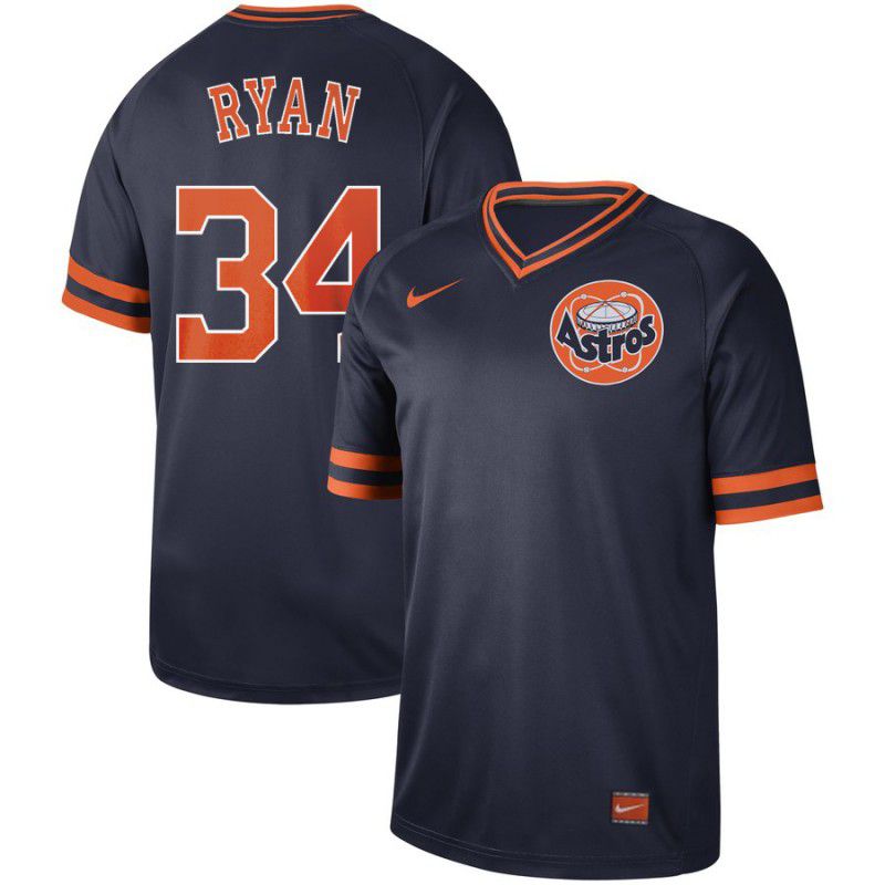 Men Houston Astros #34 Ryan Dark blue Nike Cooperstown Collection Legend V-Neck MLB Jersey->philadelphia phillies->MLB Jersey